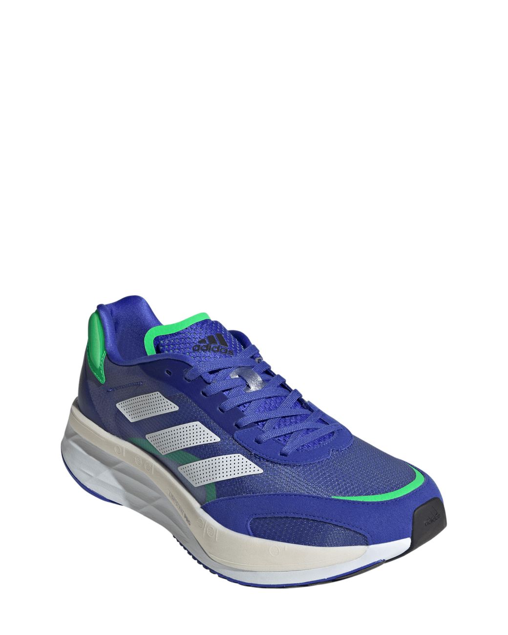 adidas Adizero Boston 10 Shoe In Sonic Ink/ftwr White At Nordstrom Rack