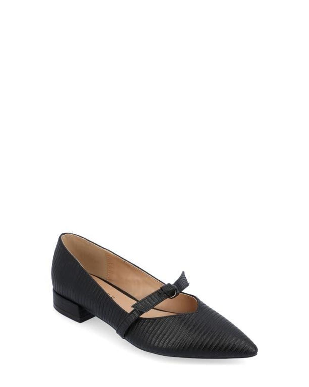 Journee Collection Blue Cait Snake Embossed Pump