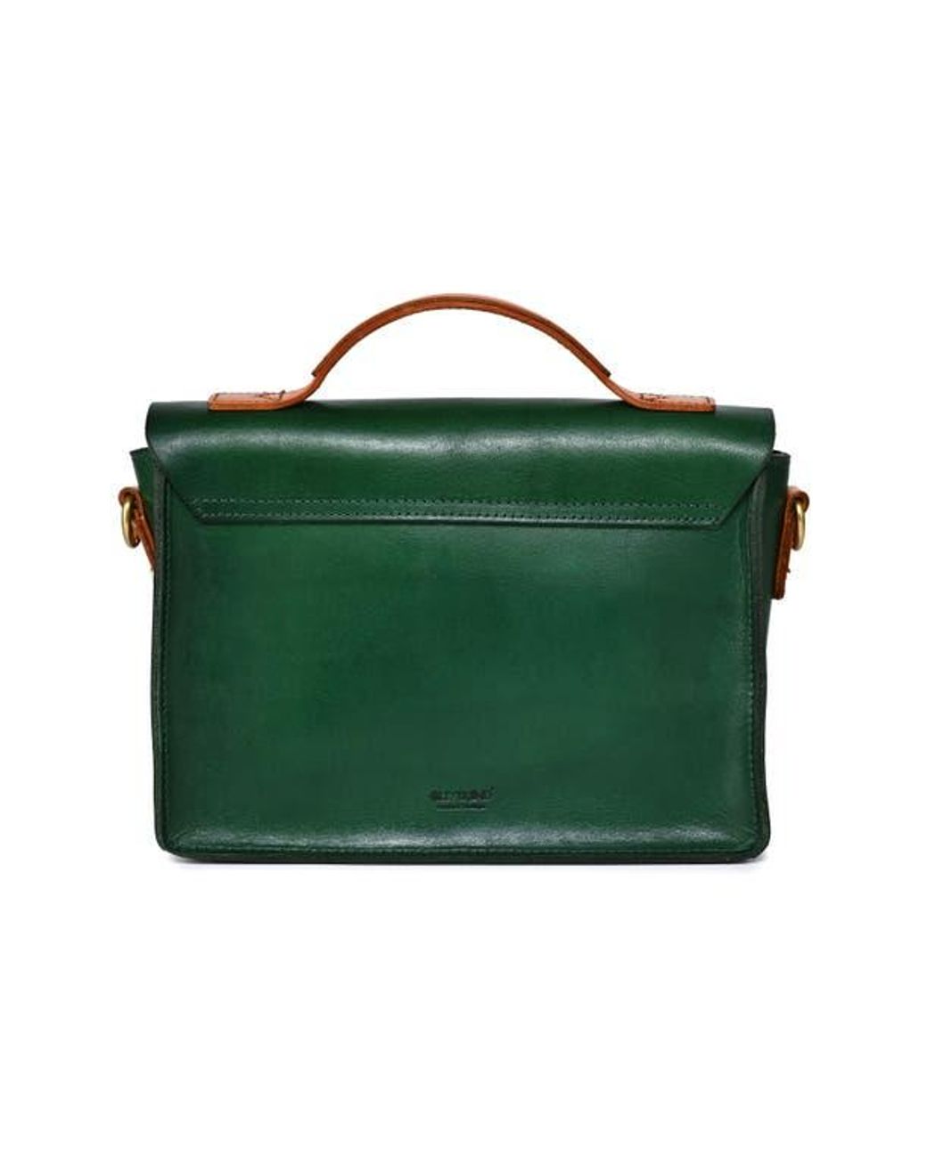 Old Trend Green Aster Mini Leather Satchel