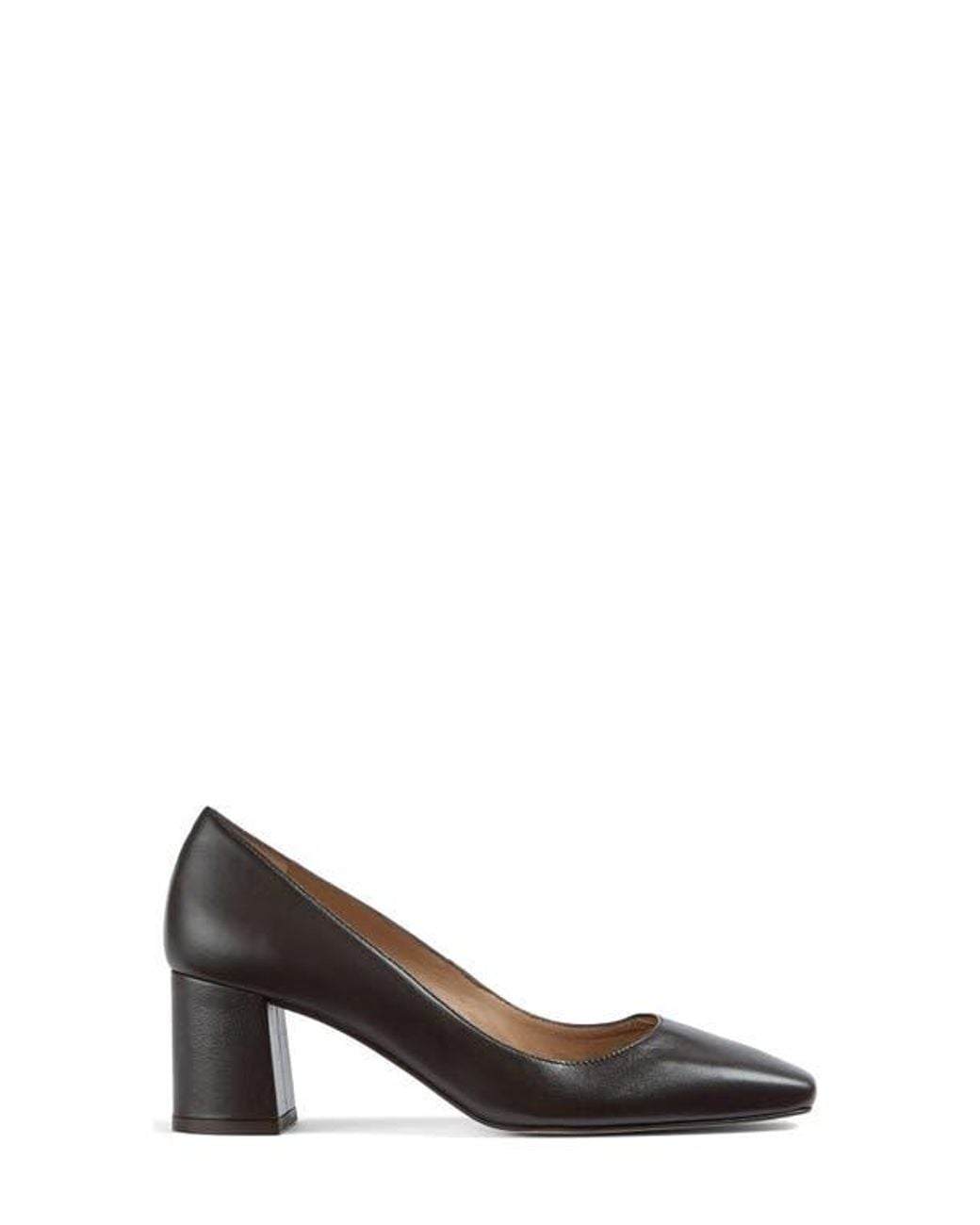 L.K.Bennett Brown Sally Court Square Toe Pump