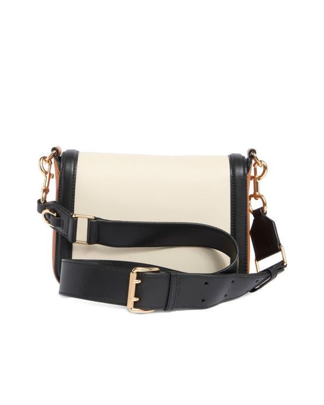 Marc Jacobs Insignia Messenger Crossbody Bag in Natural | Lyst