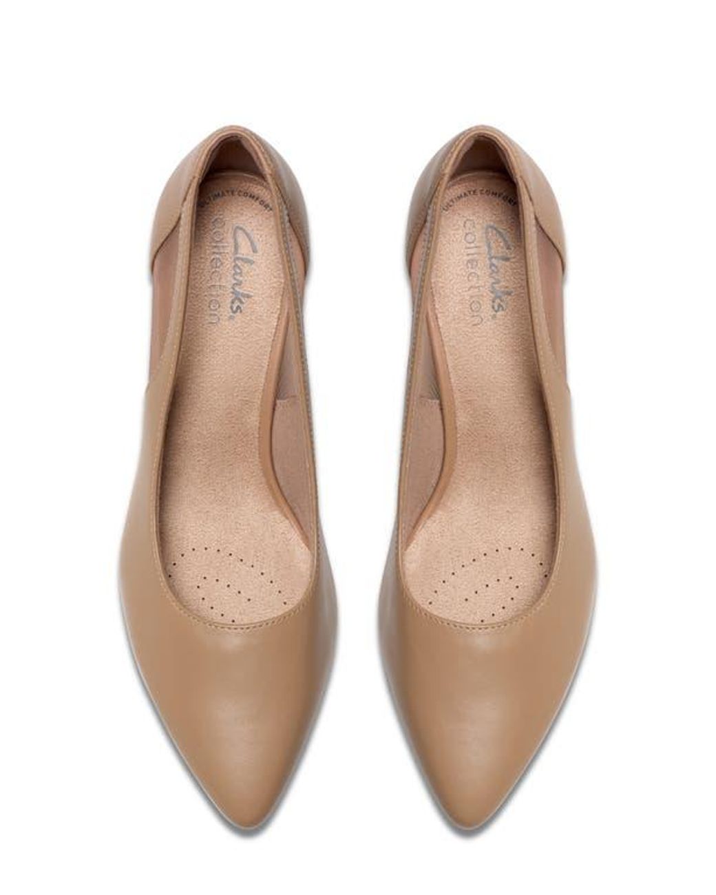 Clarks Natural Kepley Cora Pointed Toe Pump