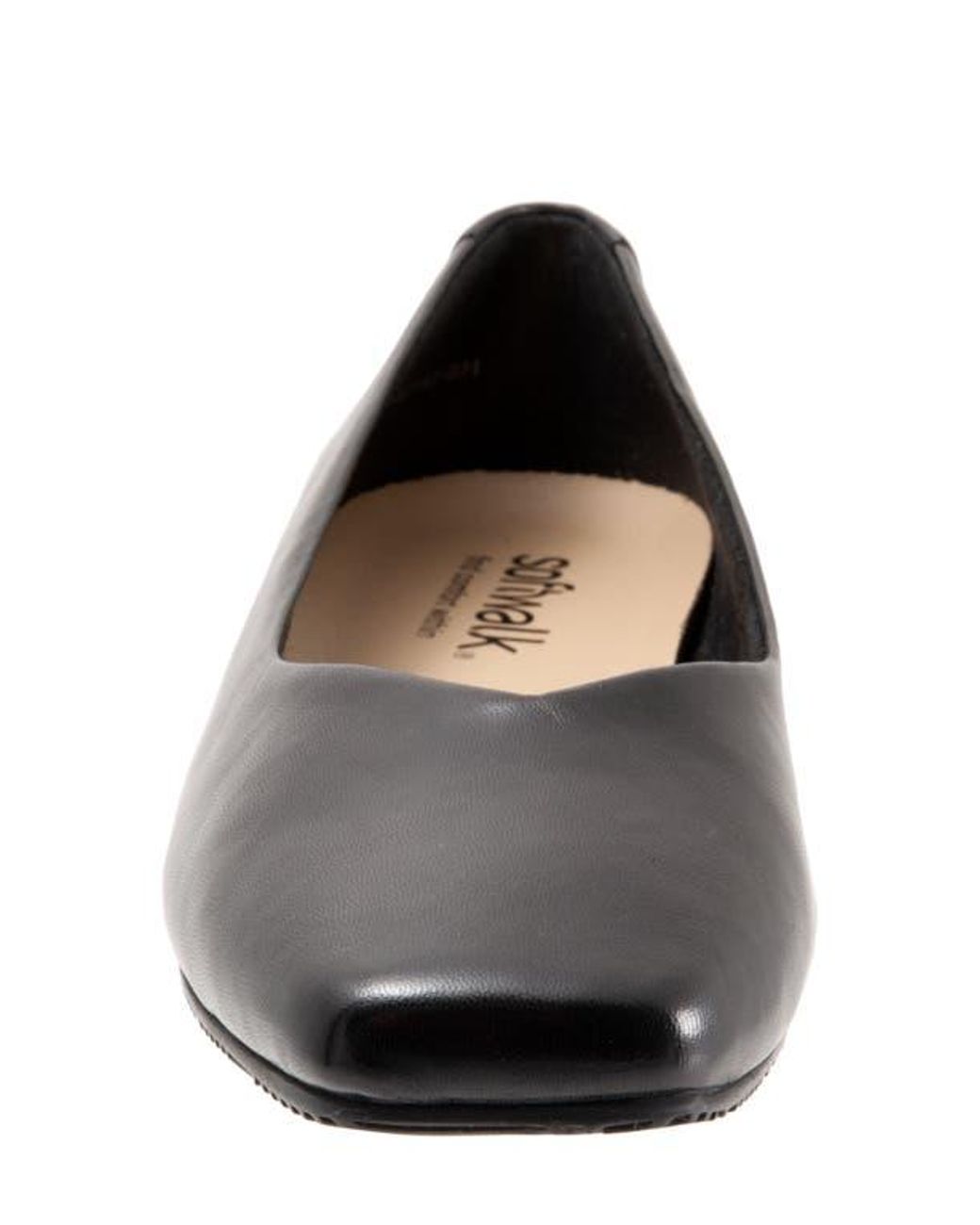 Softwalk® Black Vellore Flat