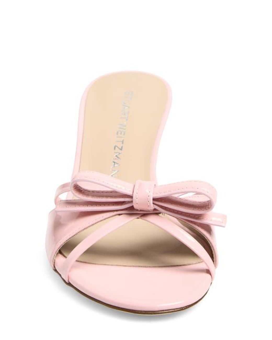 Stuart Weitzman Pink Felicity Slide Sandal