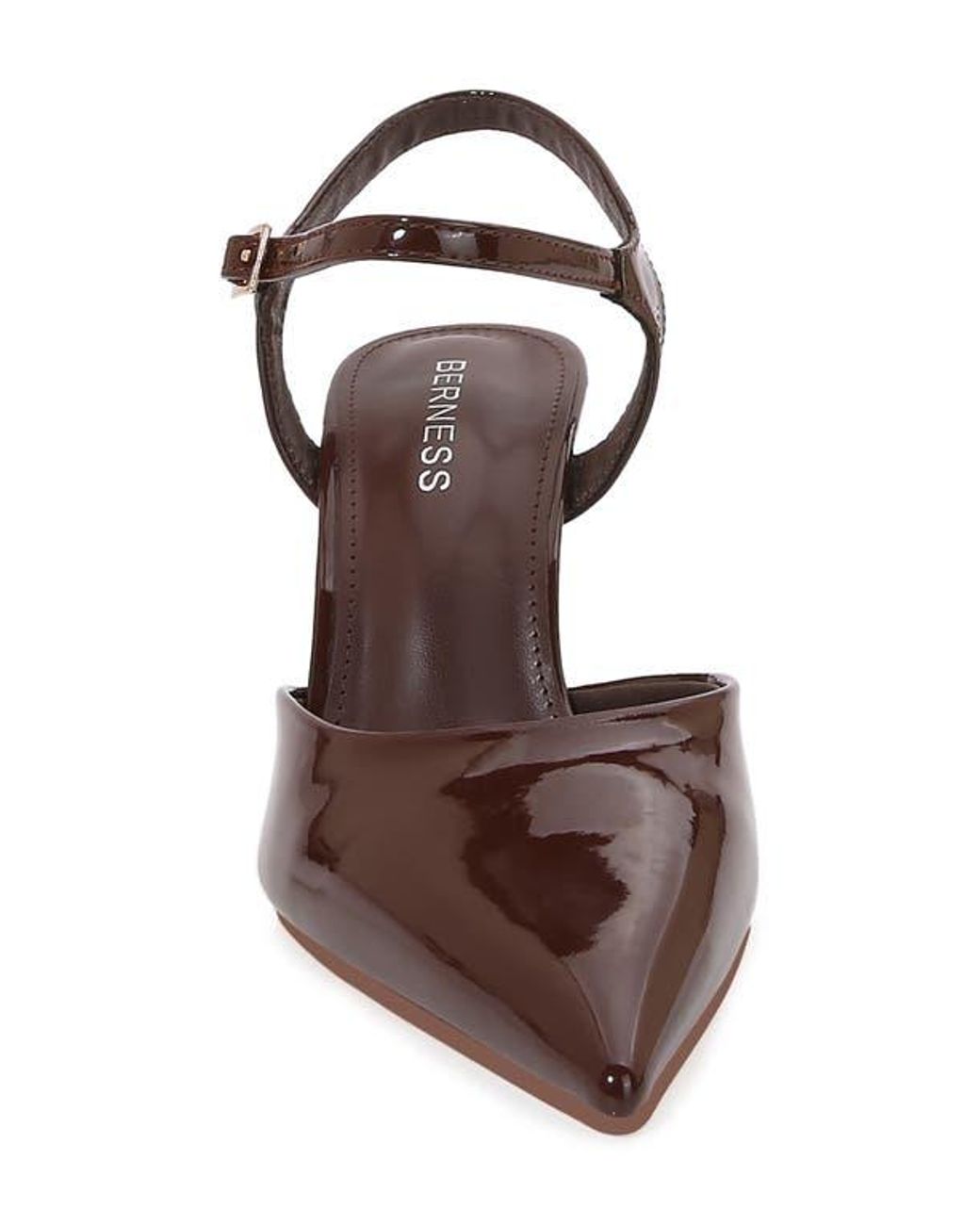 BERNESS Brown Pointed Toe Pump