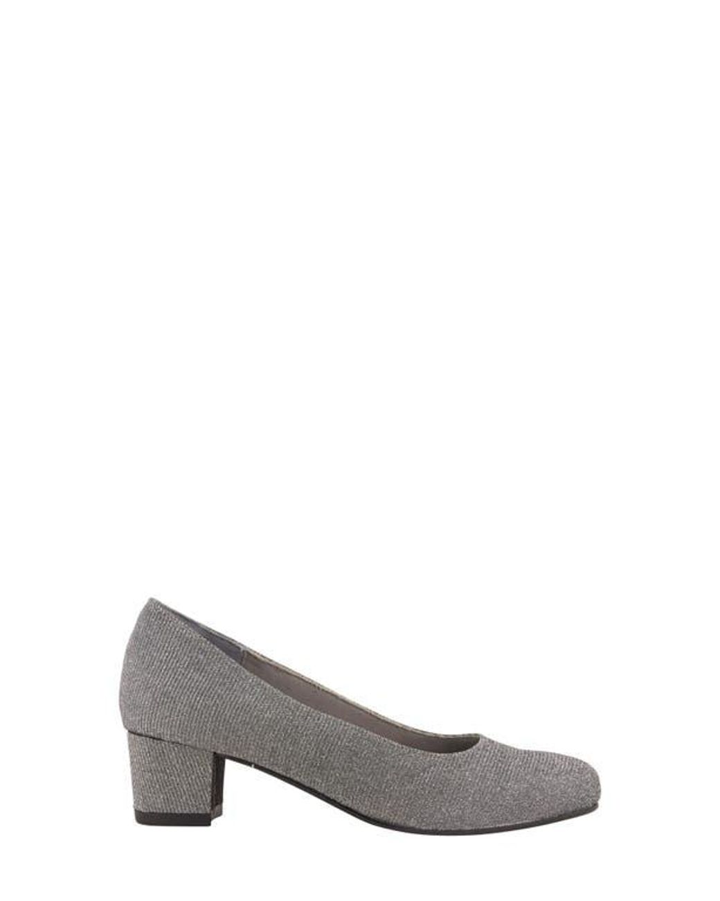 David Tate Gray Suave Pump