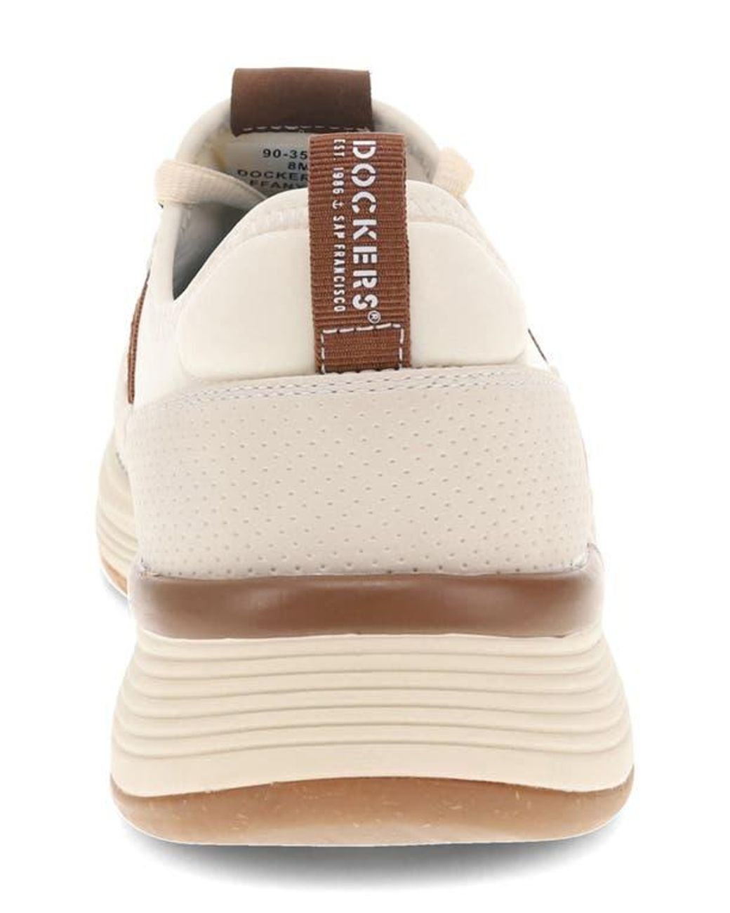 Dockers White Adan Mesh Athletic Sneaker for men