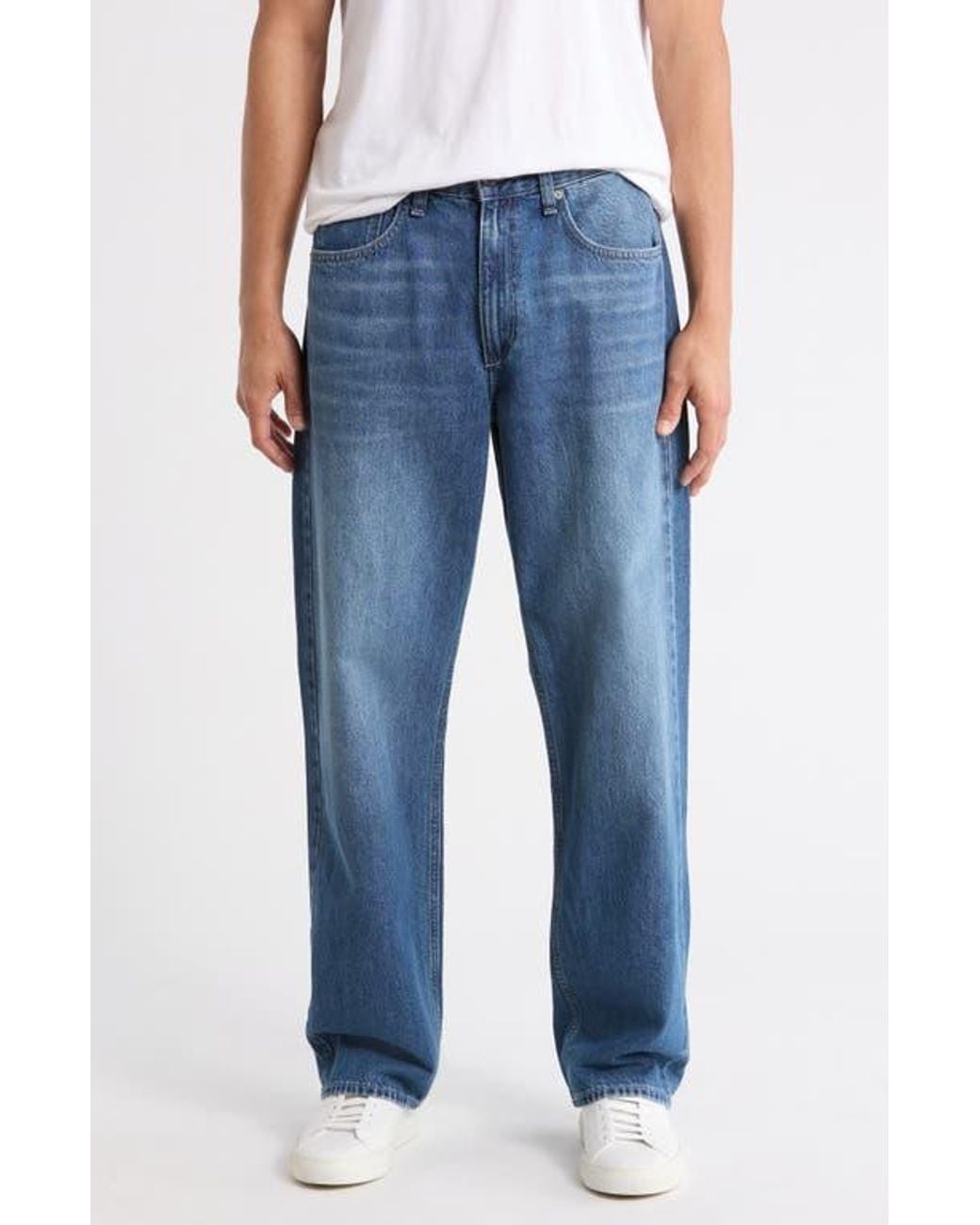 Rag & Bone Straight Fit Jeans in Blue for Men | Lyst