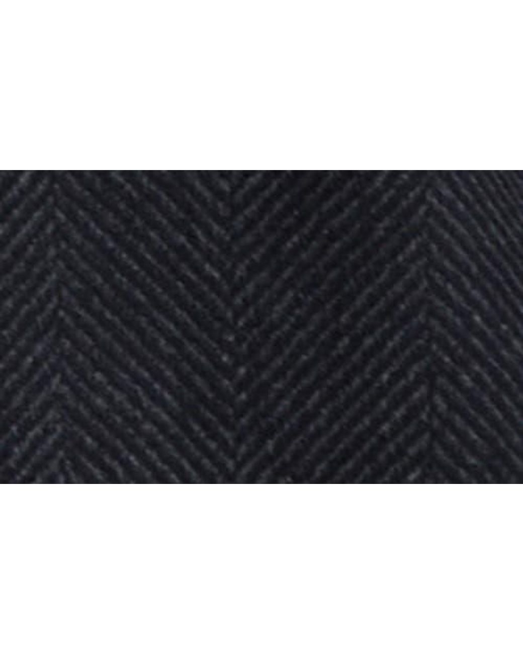 Reiss Black Compton Herringbone Wool Blend Shirt Jacket for men