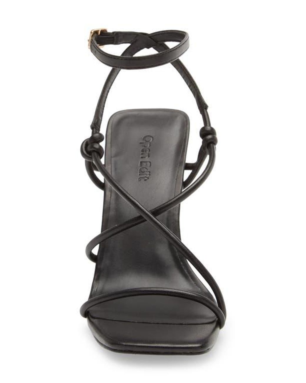 Open Edit Reggie Sandal in Black Lyst