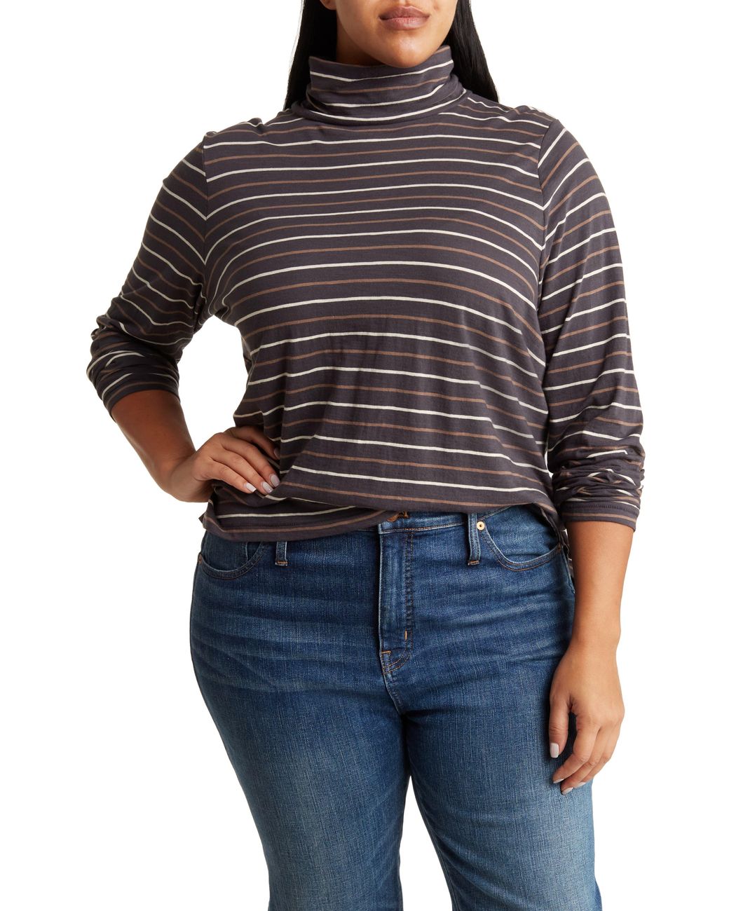 Whisper shop cotton turtleneck