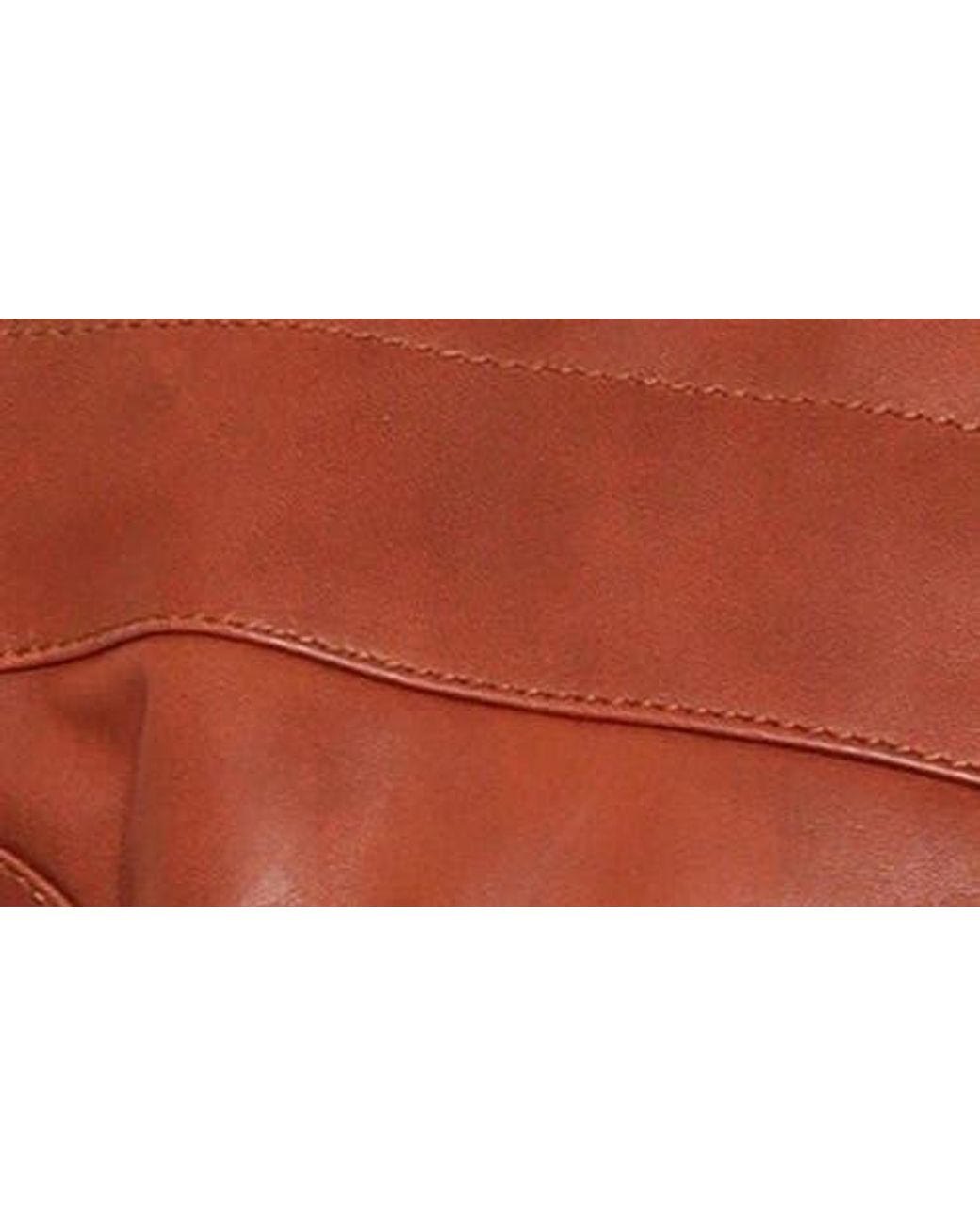 PINOPORTE Red Quilted Leather Jacket for men