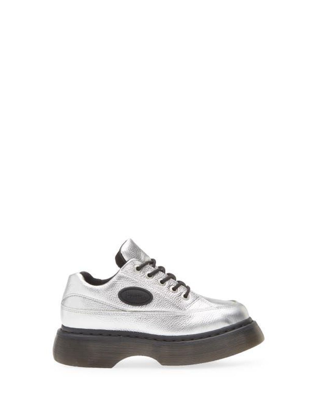 Dr. Martens White Buzz 5I Platform Sneaker