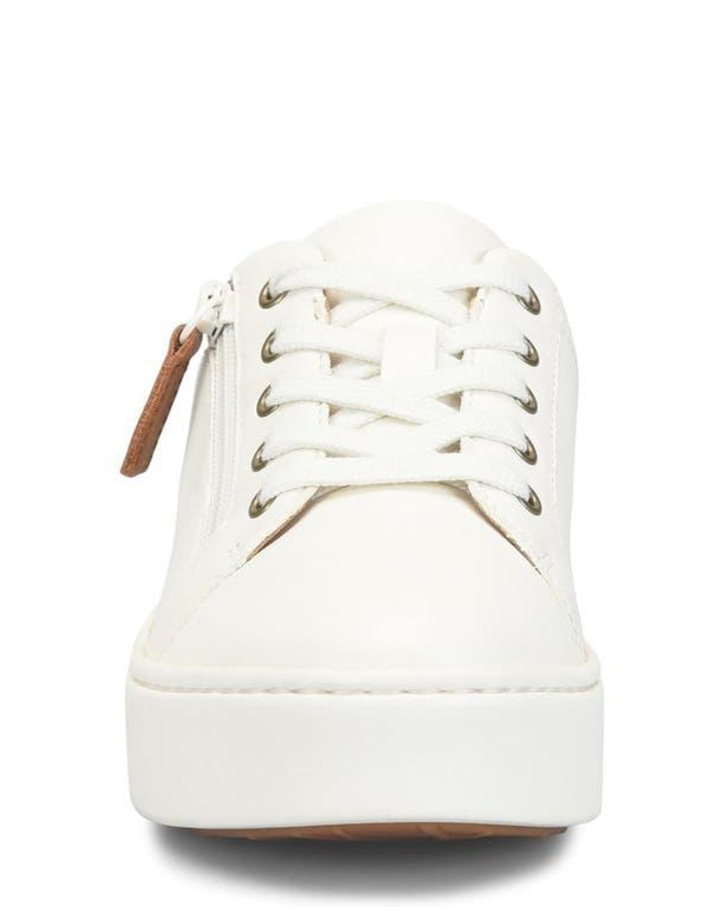 Børn White Moxie Zip Sneaker