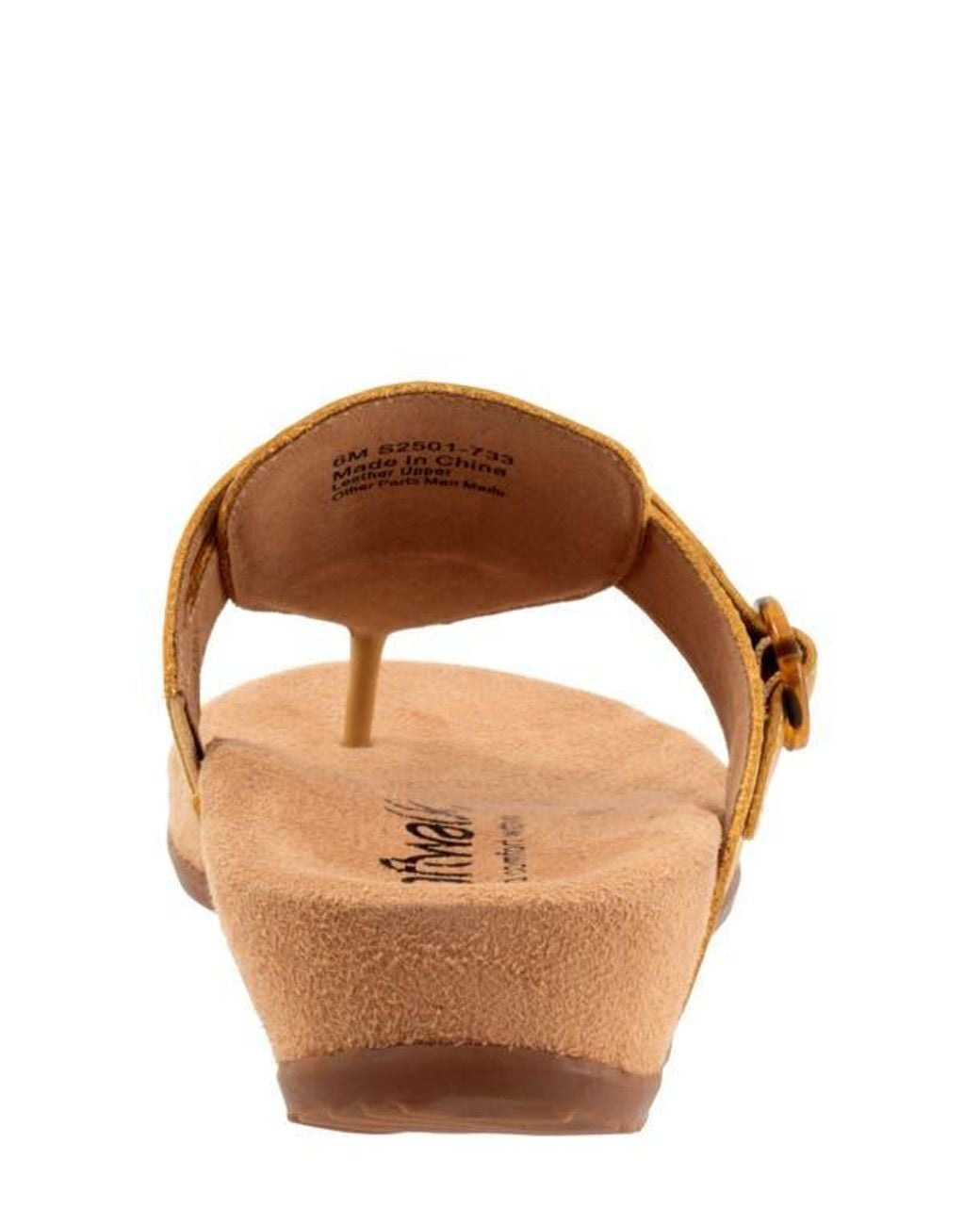 Softwalk® Brown Belize T-Strap Sandal