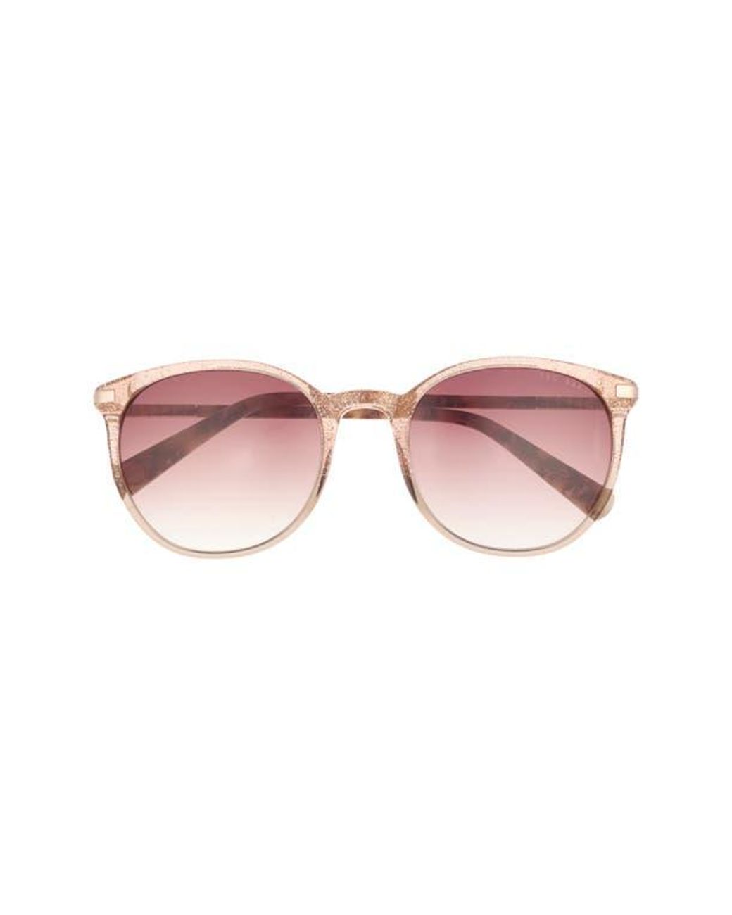 Ted Baker Pink 53Mm Round Sunglasses