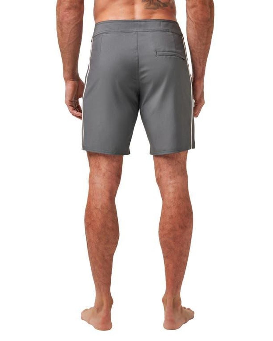 Travis Mathew Blue Making It Reef Board Shorts for men