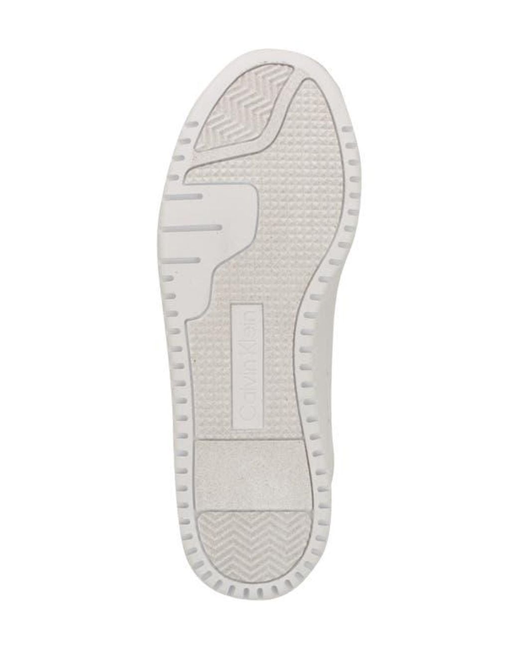 Calvin Klein White Adryen Lace-up Sneakers