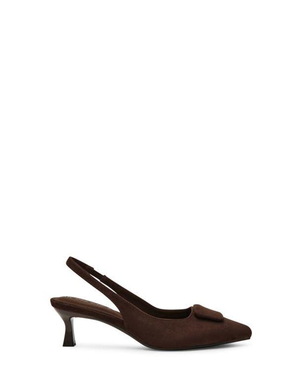 Anne Klein Brown Izanda Pointed Toe Slingback Pump