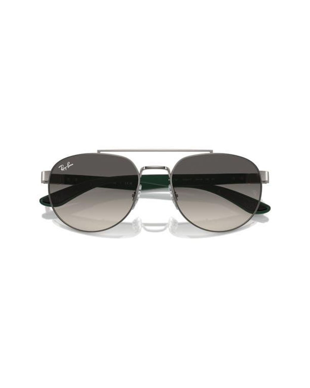 Ray-Ban Gray 56Mm Gradient Irregular Sunglasses for men