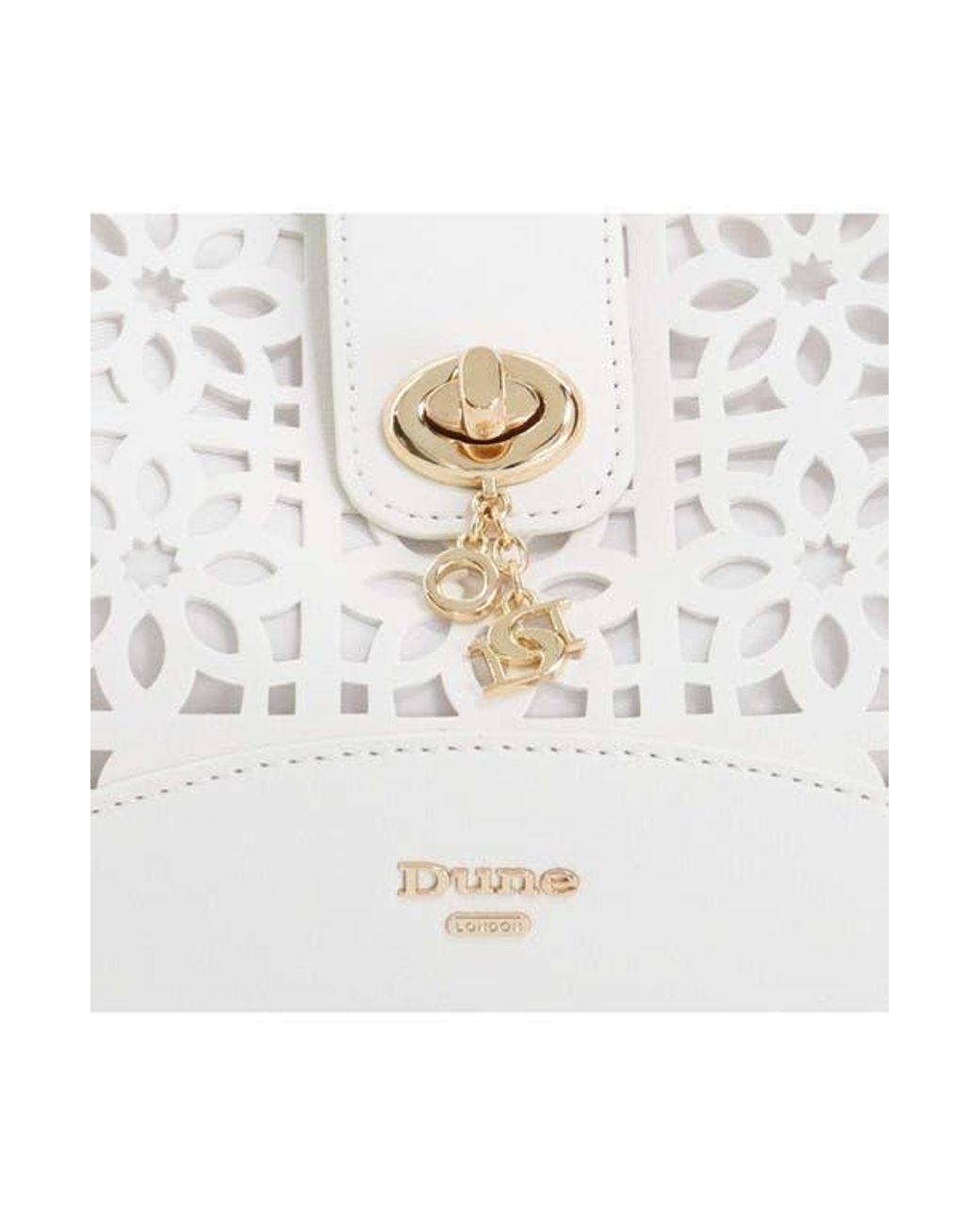 Dune White Dlaser Shoulder Bag