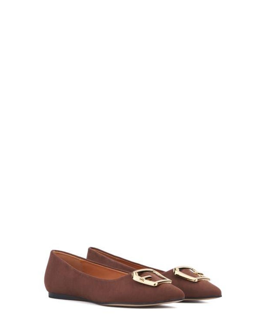 TORGEIS Brown Hartwell Pointed Toe Flat