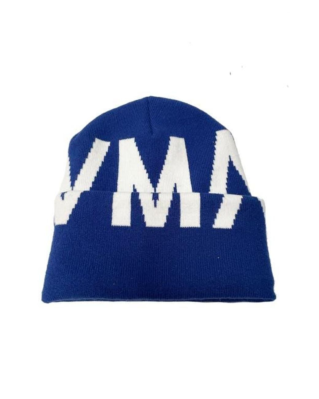 HVMAN Blue Logo Knit Beanie for men