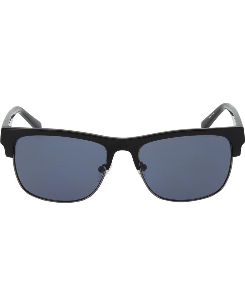 Guess Blue 56Mm Square Sunglasses