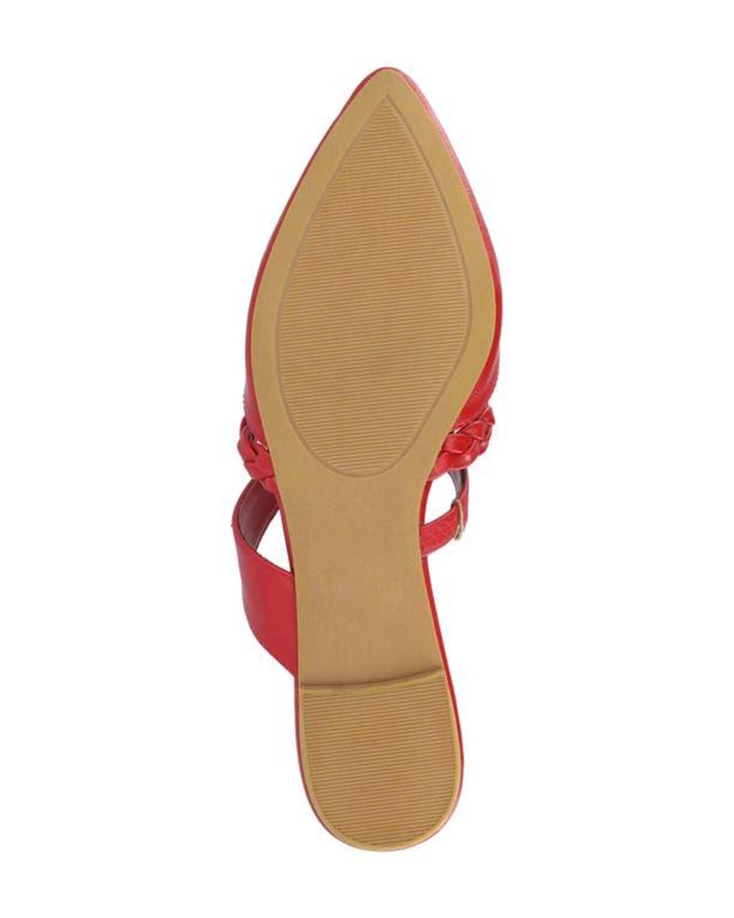 Journee Collection Red Olivea Mule