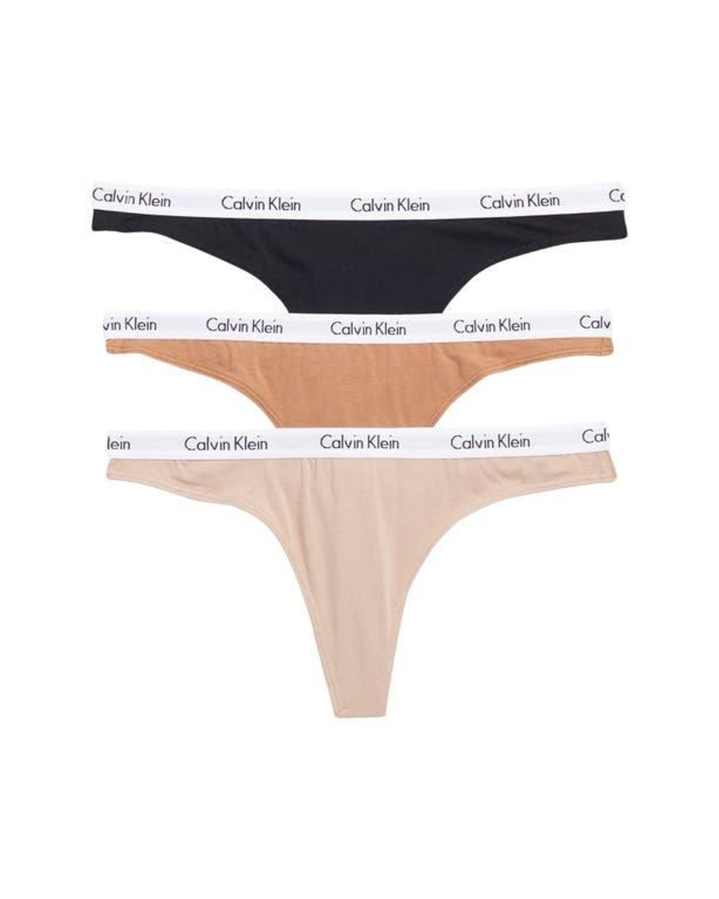 Calvin Klein Multicolor Logo Assorted Thongs