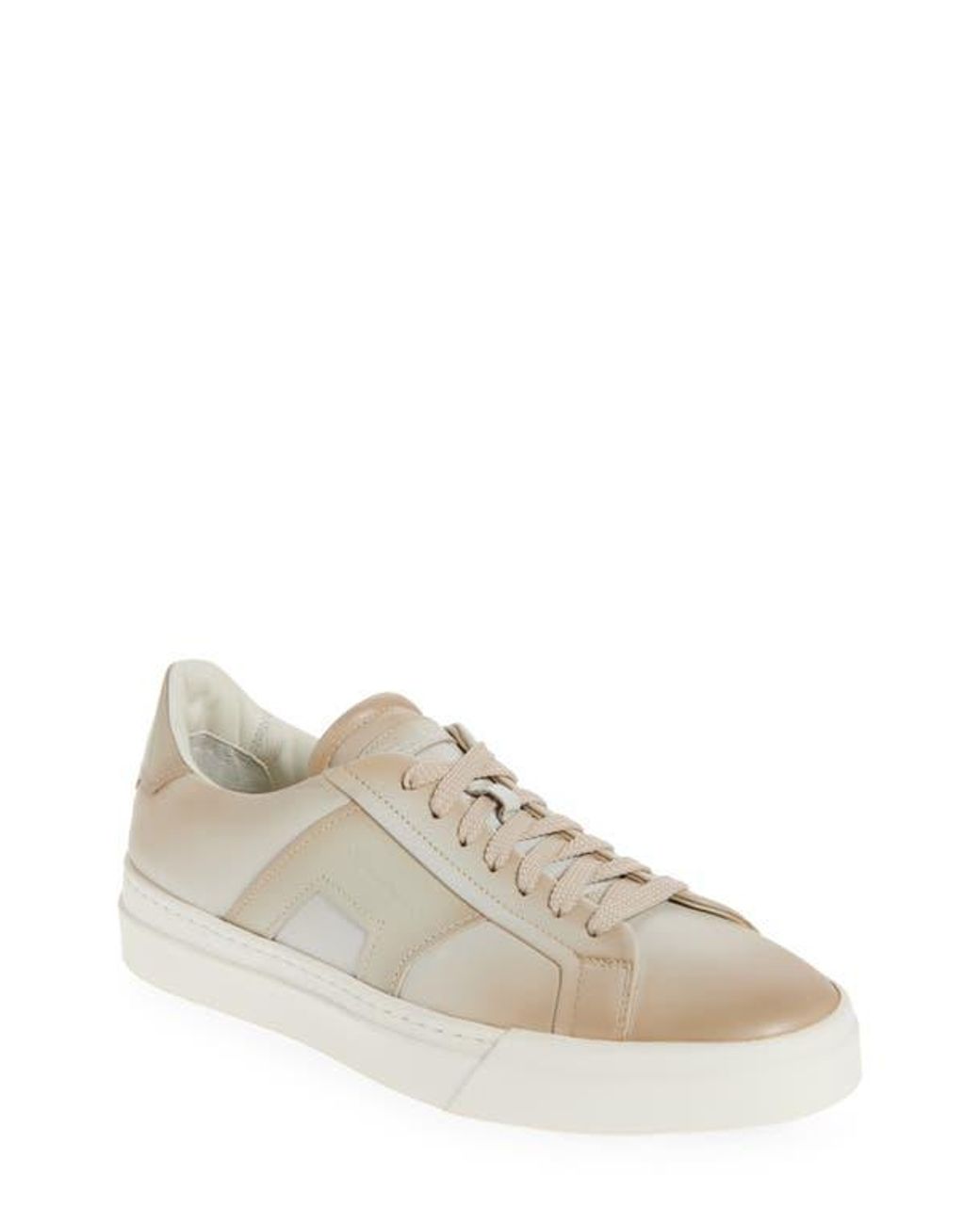 スニーカー SANTONI Men Sneakers Grey MBGT22025NEORGON G62 Santoni Sneaker Grey Black Leather | italist