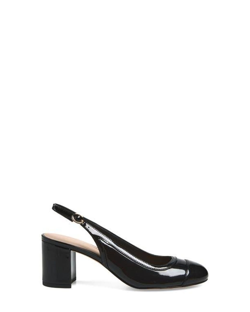 Stuart Weitzman Black Celina 60 Slingback Pump