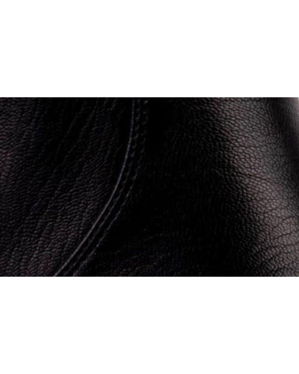 Ninety Union Black Link Nipped Toe Knee High Boot