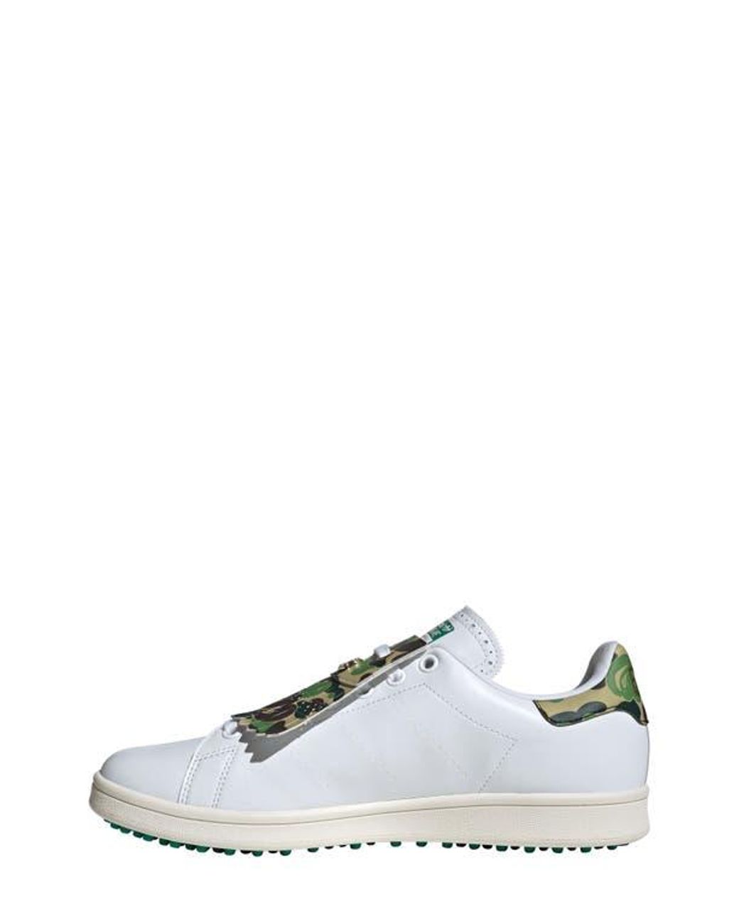 adidas Stan Smith X Bape Golf Shoe in White for Men | Lyst