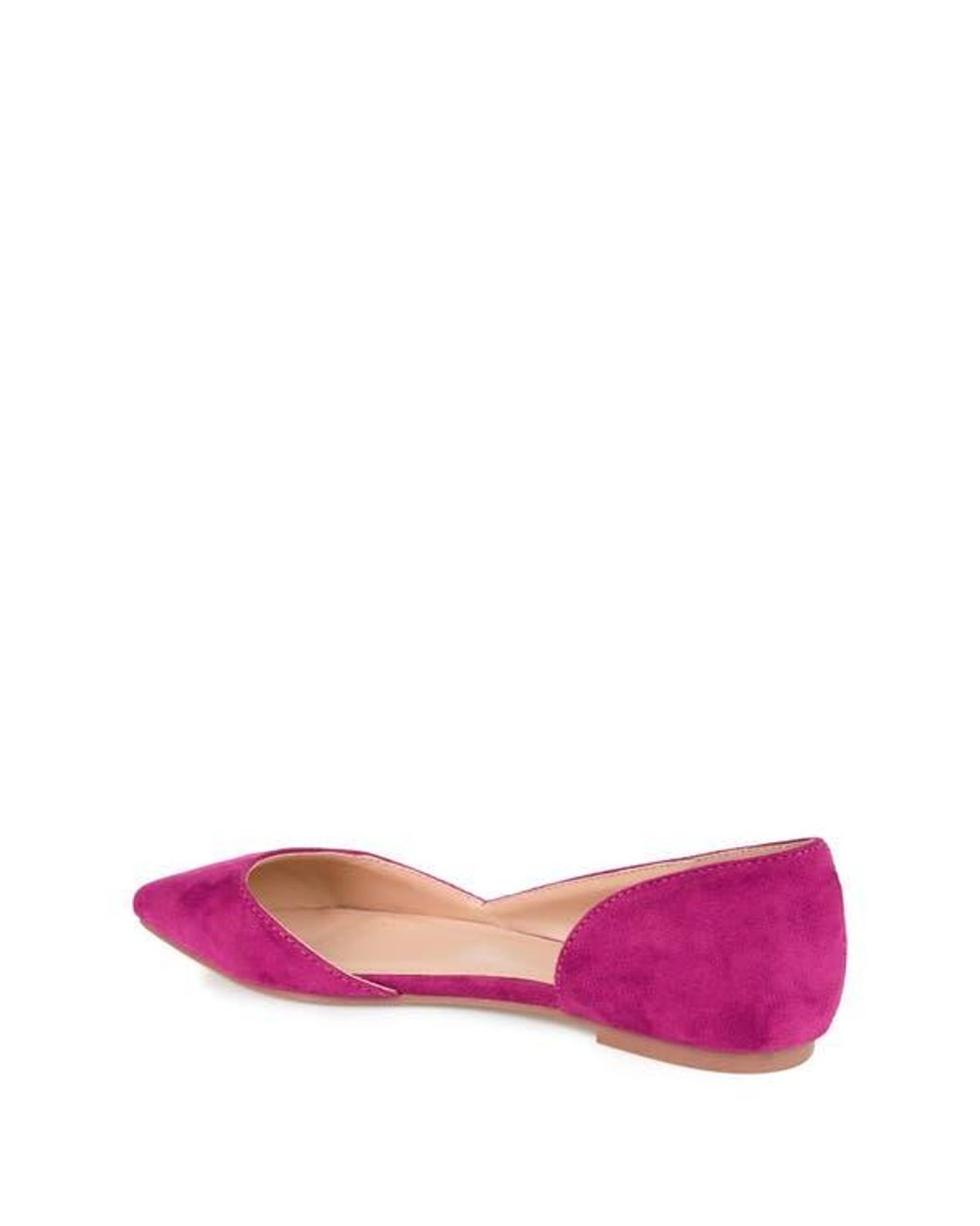 Journee Collection Pink Journee Ester D'Orsay Flat