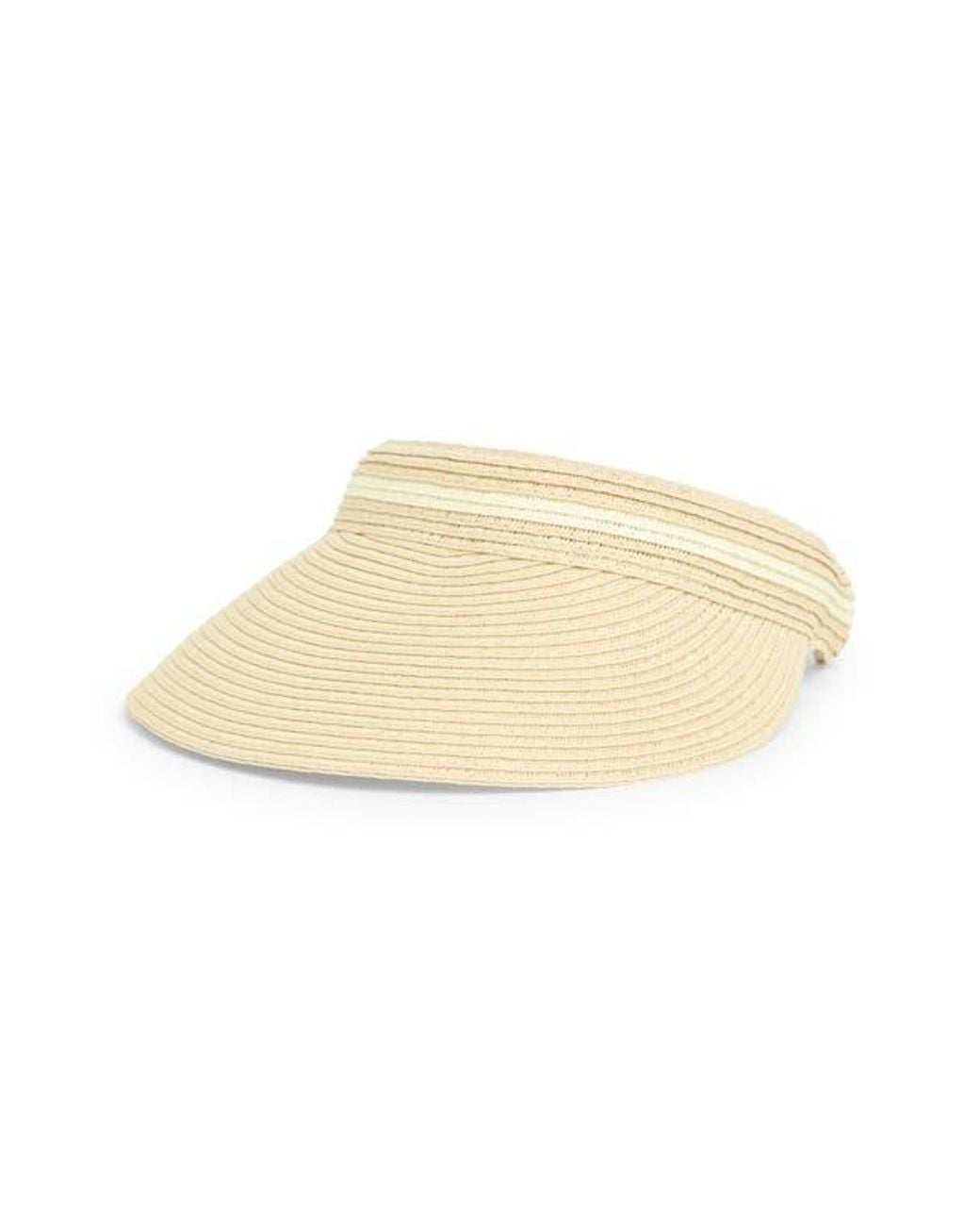 Nordstrom Rack Natural Straw Visor Hat