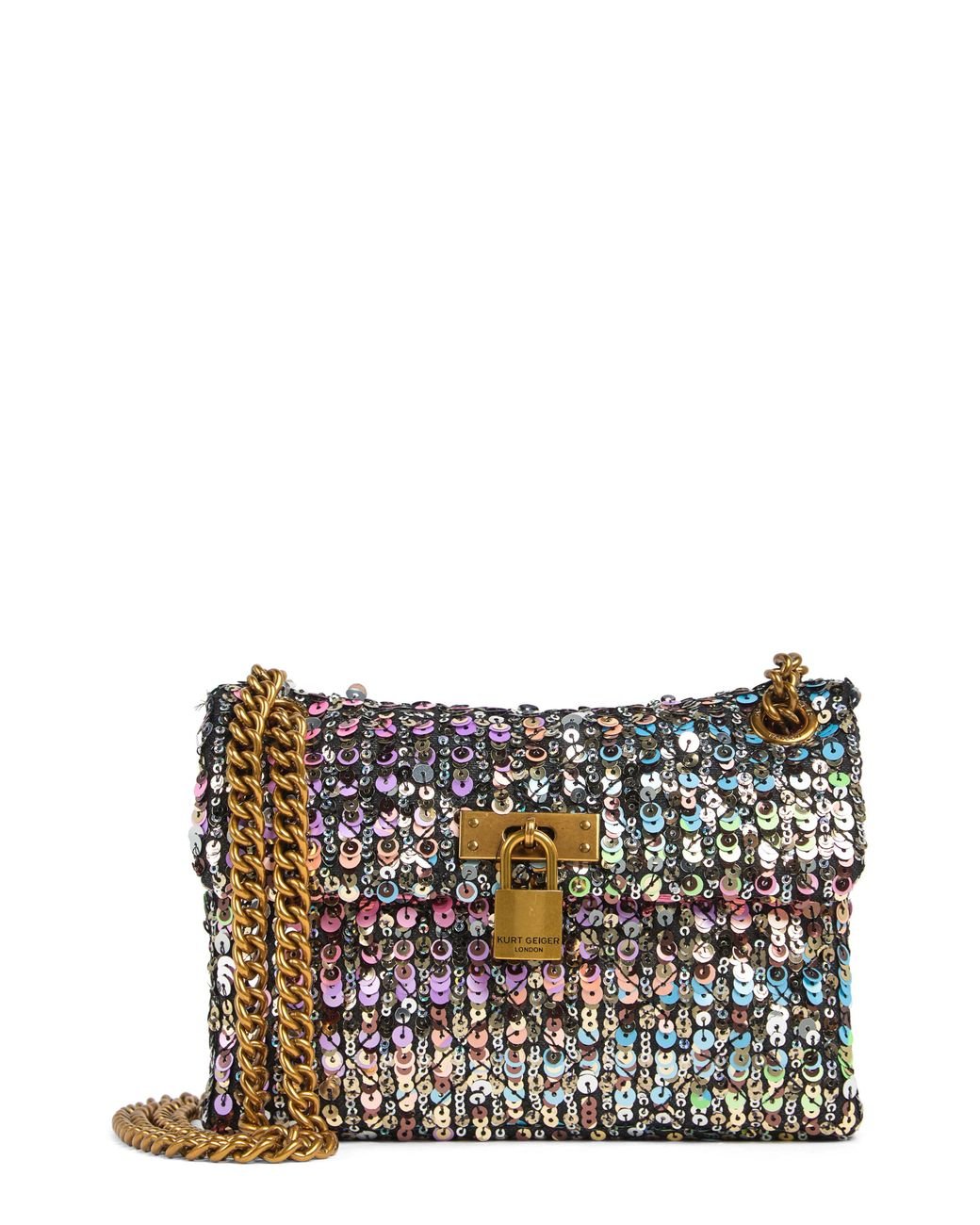 Kurt Geiger Mini Brixton Sequin Shoulder Bag In Open Miscellaneous At ...