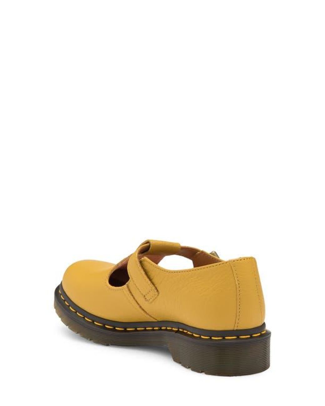 Dr. Martens Polley T-Bar Shoe in Yellow | Lyst