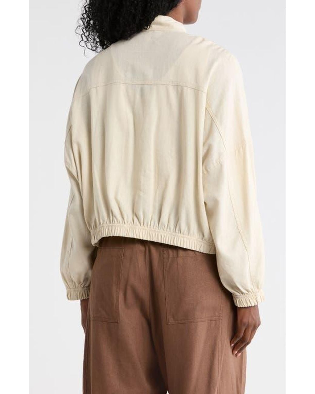 Max Studio Natural Linen Blend Jacket