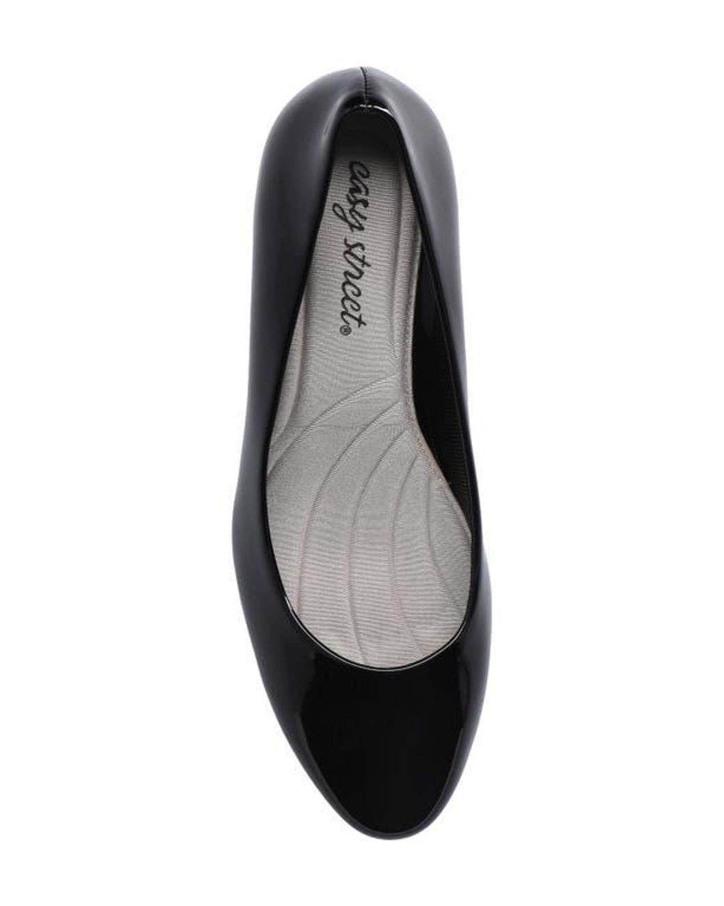 Easy Street Black Ballari Round Toe Pump
