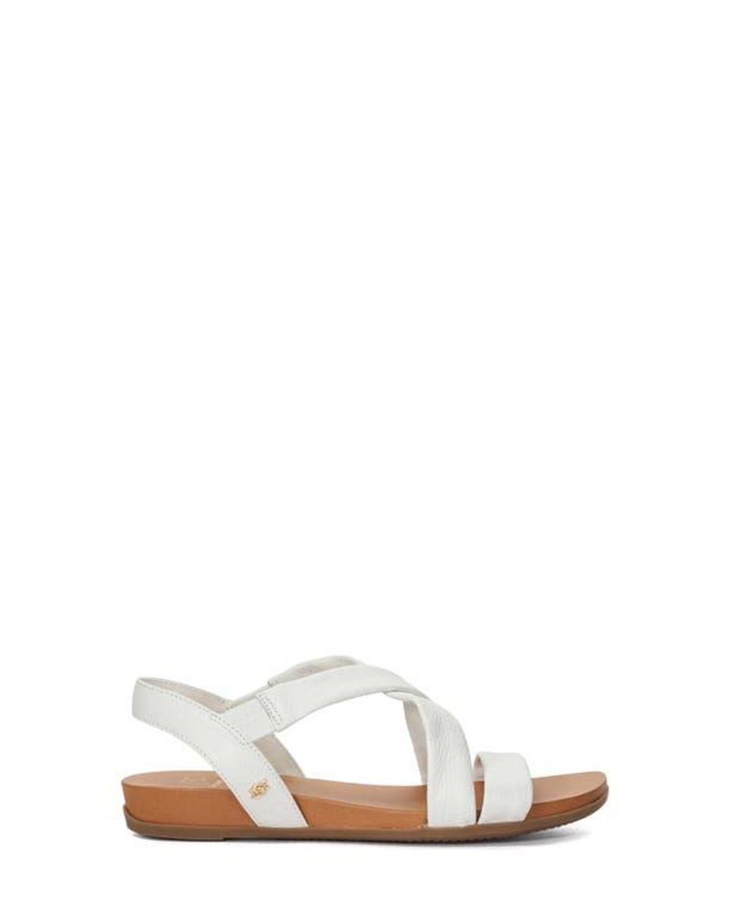 Dune White Landies Sandal
