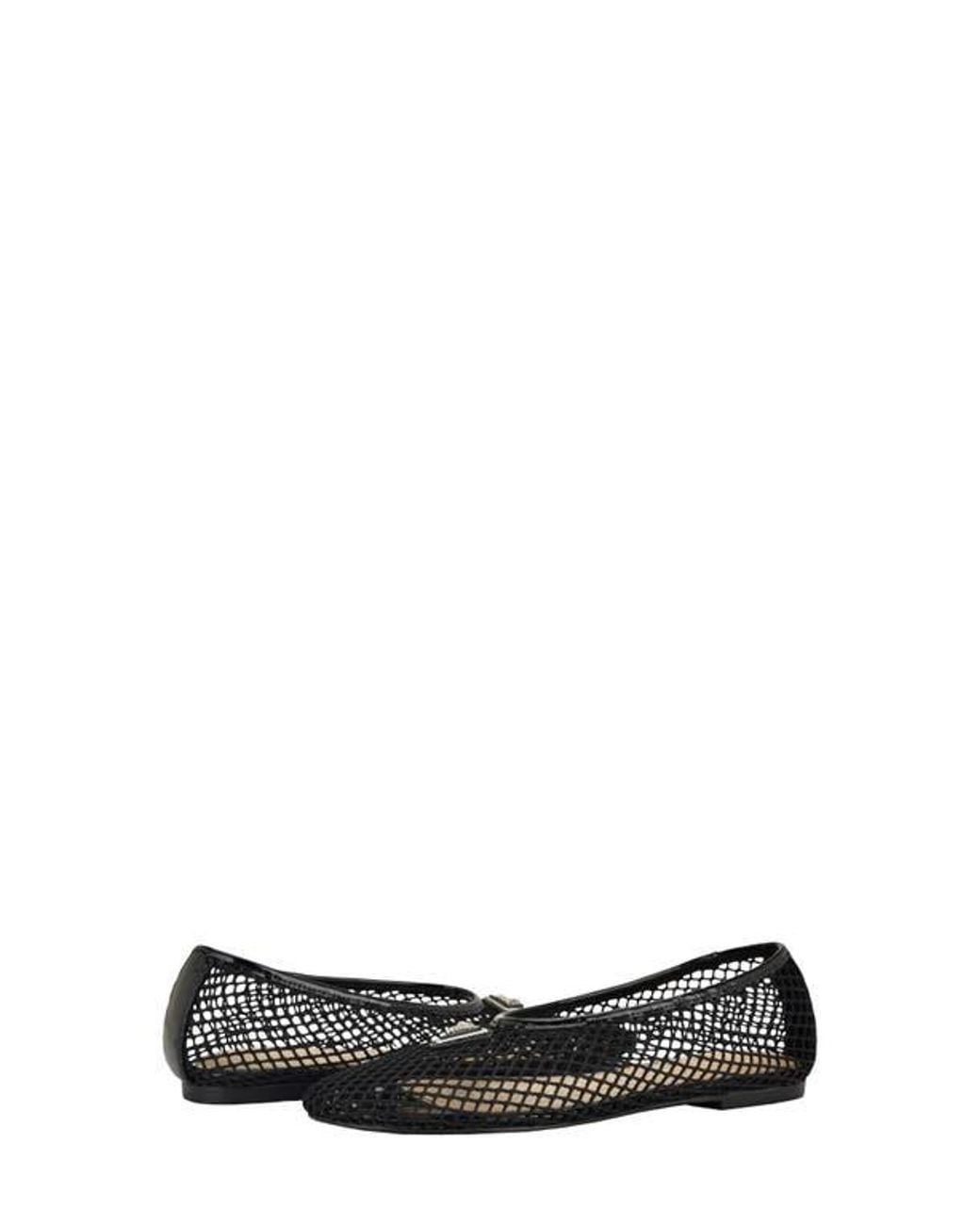 Guess Black Aylora Mesh Flat
