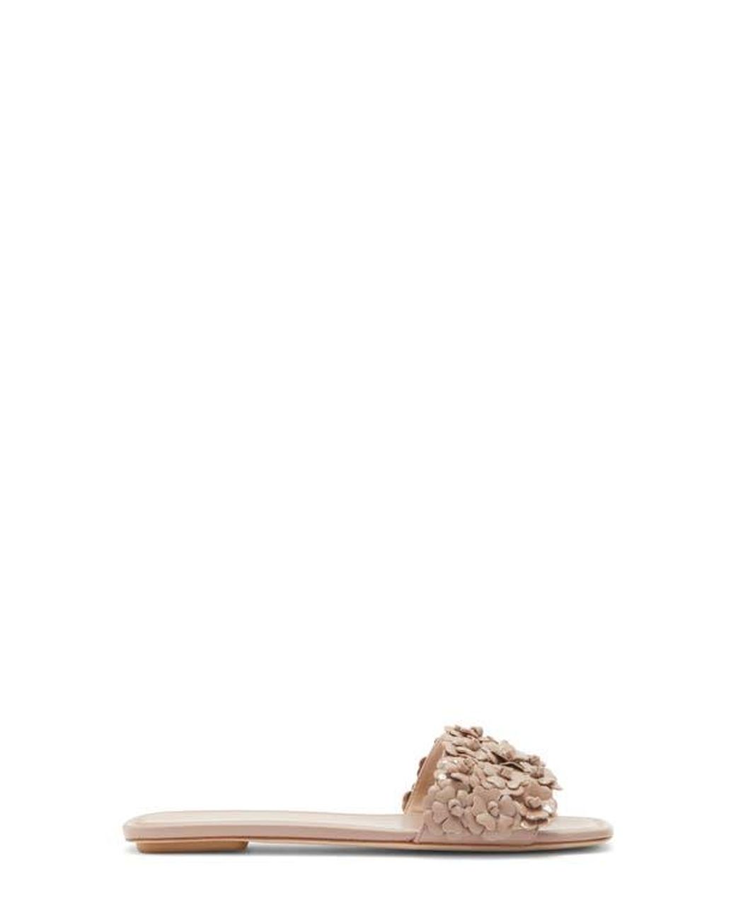 Stuart Weitzman Brown Meadow Slide Sandal