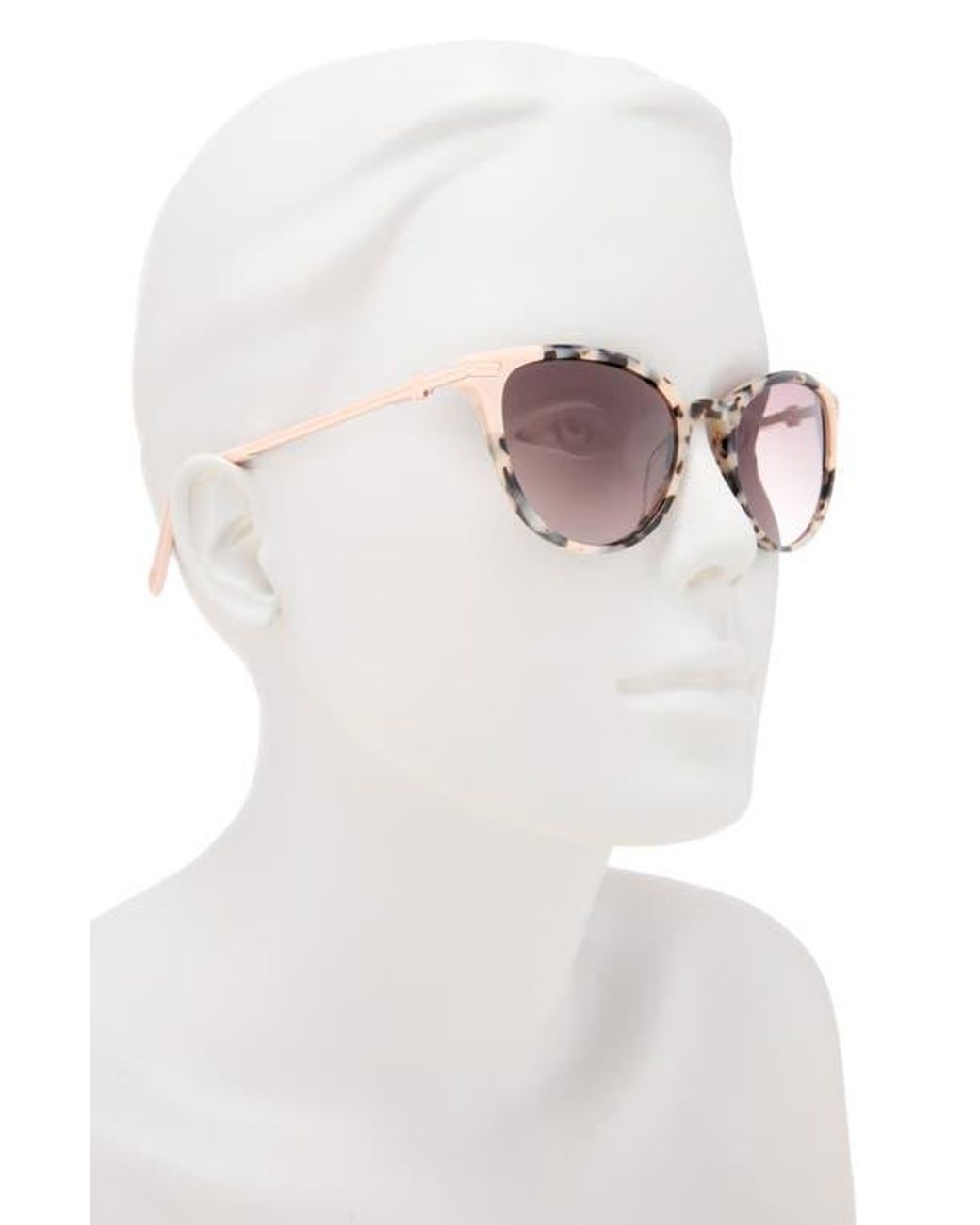 Ted Baker Pink 52Mm Round Sunglasses