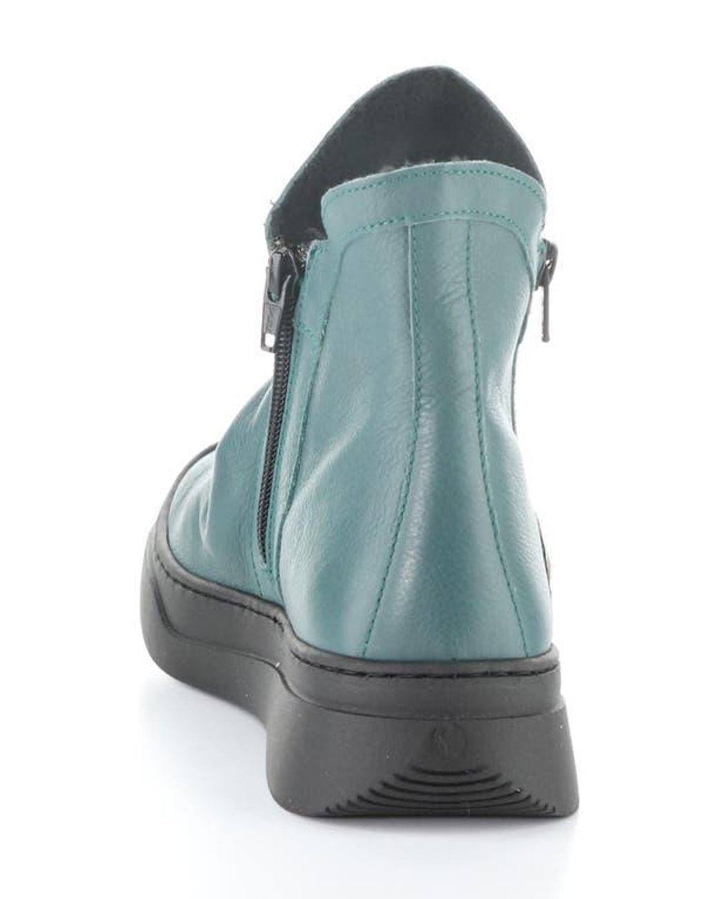 Softinos Blue Abil Platform Wedge Bootie