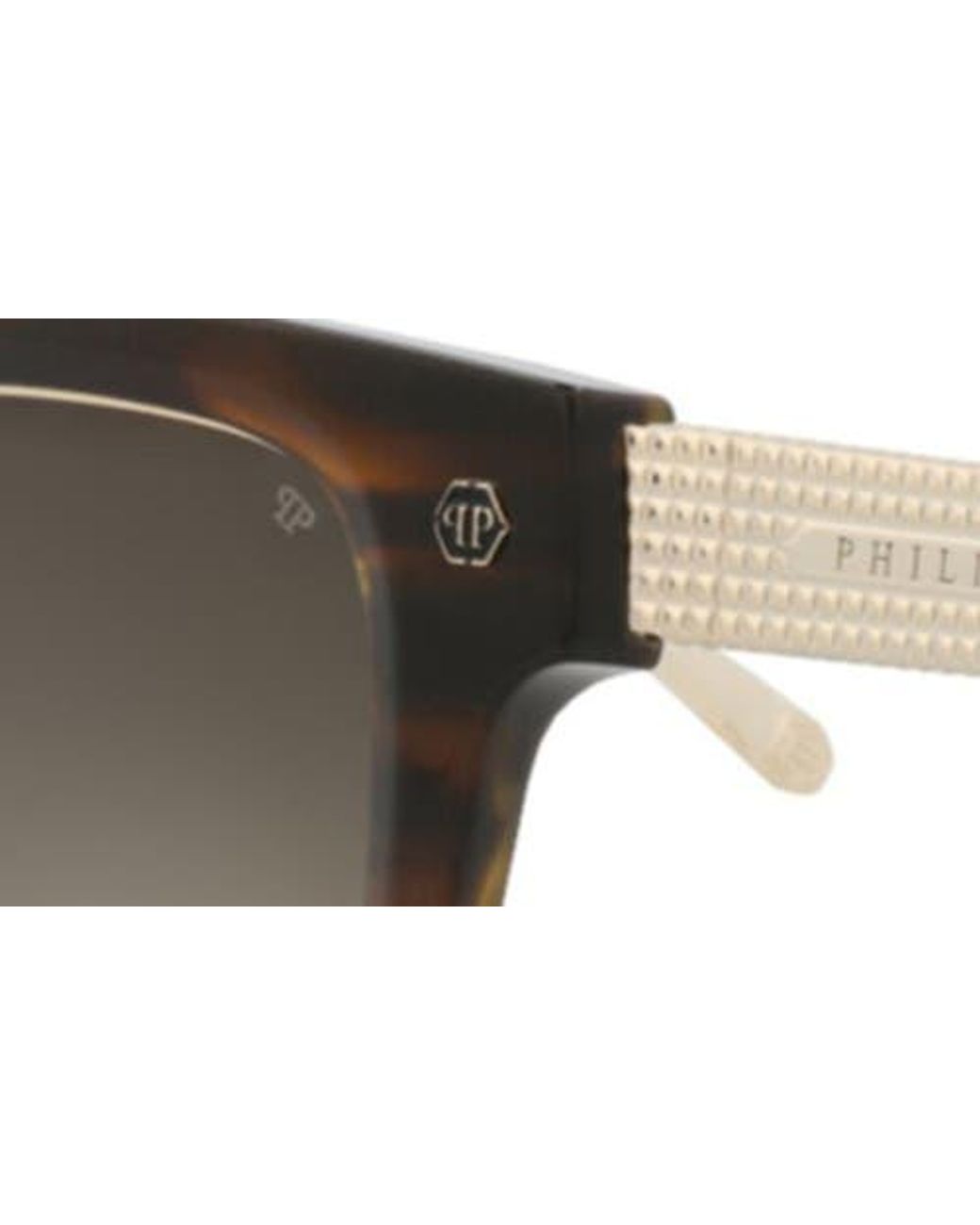 Philipp Plein Brown 50Mm Square Sunglasses for men