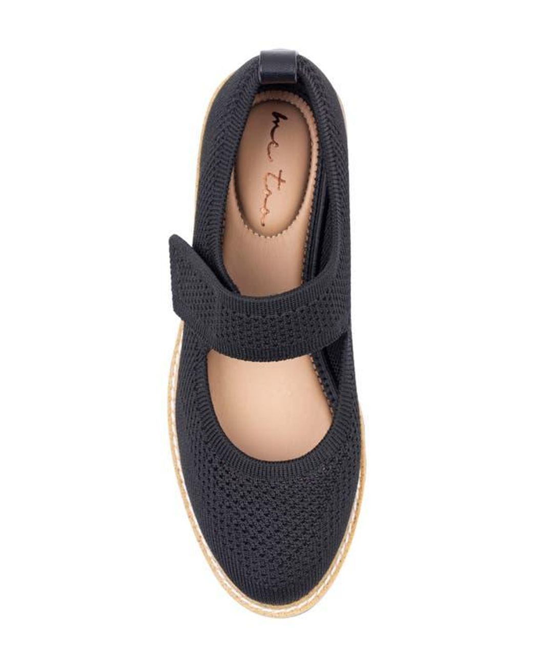 Me Too Black Harltley Wedge Pump