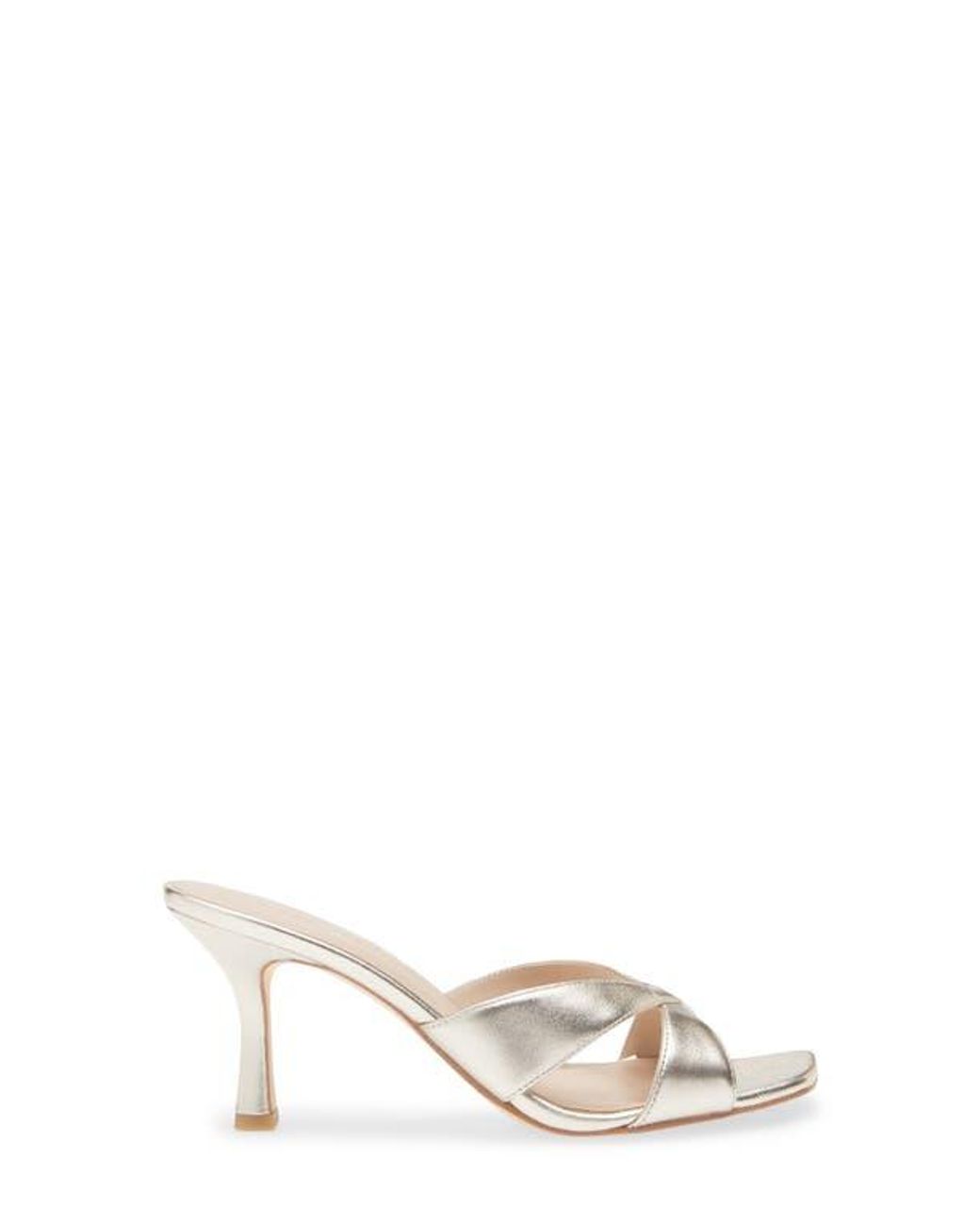 Stuart Weitzman White Miami Slide Sandal