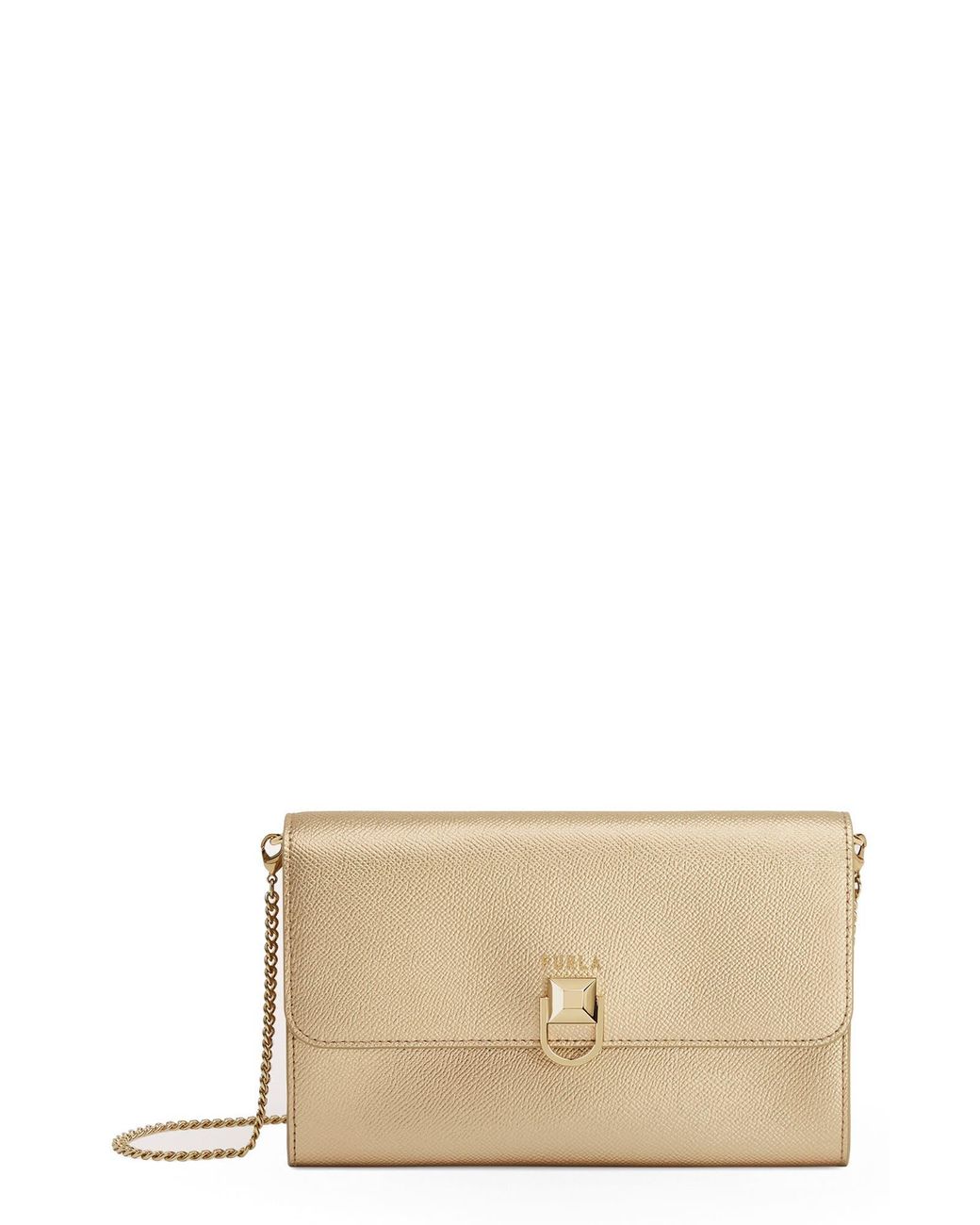 Furla Circle Xl Crossbody Bag in Natural Lyst