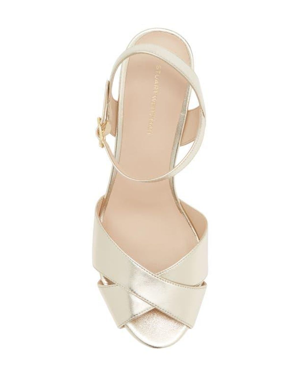 Stuart Weitzman Natural Ivona Platform Sandal